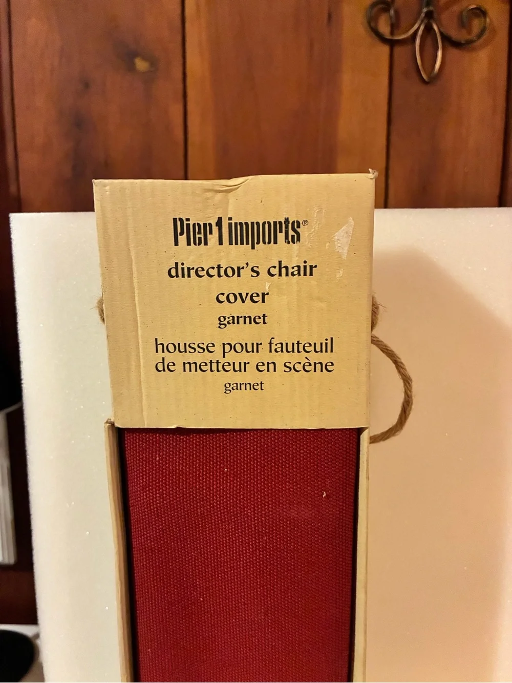 Pier 1 Garnet Director's Chair Cover